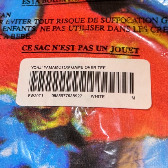 Supreme Yohji Yamamoto Game Over Tee🆕 - Picture 8 of 8